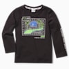 PUMA x SEGA Long Sleeve Kids' Tee, Puma Black, small-SEA