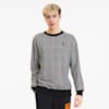 Recheck Pack Crew Neck Men's Sweater, Cotton Black, small-SEA
