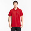 Scuderia Ferrari Style Men's Polo, Rosso Corsa, small-SEA