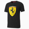 Scuderia Ferrari Race Big Shield Men's Tee, Puma Black, small-SEA