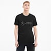 Mercedes Logo Men's Tee, Puma Black, small-SEA