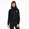 Women's Track Jacket, Cotton Black, small-SEA