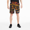 Tie Dye All-Over Printed Knitted Men's Shorts, Cotton Black-AOP, small-SEA