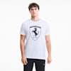 Scuderia Ferrari Race Big Shield Men's Tee, Puma White, small-SEA