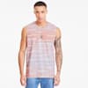 Tie Dye All-Over Printed Men's Tank Top, Purple Heather-AOP, small-SEA
