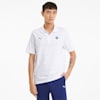 BMW M Motorsport Striped Men's Polo Shirt, Puma White, small-SEA