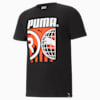 PUMA INTL Men's Tee, Puma Black-Tigerlily, small-SEA