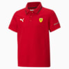 Scuderia Ferrari Racing Youth Polo Shirt, Rosso Corsa, small-SEA