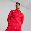 Scuderia Ferrari Style Men's Hooded Sweat Jacket, Rosso Corsa, small-NZL