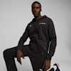 BMW M Motorsport Men's Hooded Sweat Jacket, PUMA Black, small-THA