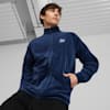 T7 Men's Velour Track Jacket, Persian Blue, small-PHL