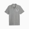 BMW M Motorsport Men's Polo, Medium Gray Heather, small