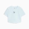 DARE TO Women's Cropped Tee, Icy Blue, small-PHL