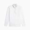 Haut de golf léger à fermeture éclair 1/4 Homme, White Glow-Ash Gray, small