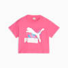 Classics Cosmic Girl Youth Tee, Glowing Pink, small-SEA