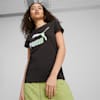 Classics Logo Infill Women's Tee, PUMA Black-beach days, small-PHL