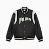 PUMA TEAM Unisex Varsity Jacket, PUMA Black, small-AUS
