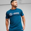 Mercedes-AMG Petronas Motorsport Men's Essentials Logo Tee, Ocean Tropic, small-THA