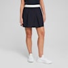 W Club Women's Pleated Golf Skirt, Deep Navy-White Glow, small-PHL
