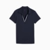 Cloudspun Piped Short Sleeved Women's Golf Polo, Deep Navy, small-NZL