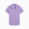 Cloudspun Piped Short Sleeved Women's Golf Polo, Lavender Alert, small-SEA