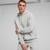 MMQ Men's Hoodie, Light Gray Heather, small-NZL