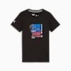 BMW M Motorsport Kids Car Graphic Tee, PUMA Black, small-SEA