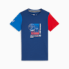 BMW M Motorsport Kids Car Graphic Tee, Pro Blue-M Color, small-SEA