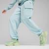 DARE TO Relaxed Women's Sweatpants, Turquoise Surf, small-THA