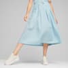 INFUSE Pleated Midi Skirt Women, Turquoise Surf, small-PHL