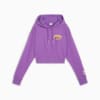 PUMA TEAM Women's Cropped Hoodie, Ultraviolet, small-THA