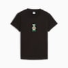 PUMA TEAM Women's Graphic Tee, PUMA Black, small-IDN