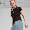 PUMA TEAM Women's Graphic Tee, PUMA Black, small-THA