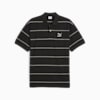 PUMA TEAM Men's Polo, PUMA Black-AOP, small-THA