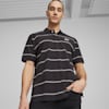 PUMA TEAM Men's Polo, PUMA Black-AOP, small-THA
