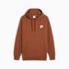DOWNTOWN Men's Graphic Hoodie, Teak, small-THA
