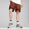 DOWNTOWN Men's Kitten Shorts, Teak-AOP, small-SEA