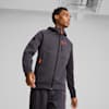 PUMATECH Men's Full-Zip Hoodie, Galactic Gray-Redmazing, small-AUS