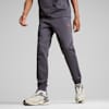 PUMATECH Men's Track Pants, Galactic Gray-Redmazing, small-AUS