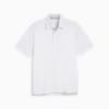 MATTR Brigade Men's Golf Polo, White Glow-Ash Gray, small-AUS