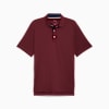 MATTR Brigade Men's Golf Polo, Ruby Shimmer-Deep Navy, small-AUS