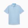 Veilance long-sleeve zipped polo organic shirt Blau