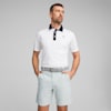 Polo Golf Pria Pure Geo, White Glow-Deep Navy, small-IDN