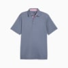 MATTR Palm Deco Men's Golf Polo, Pink Icing-Turquoise Surf, small-AUS