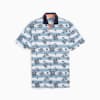 Garden Pique Men's Golf Polo, Zen Blue-Deep Navy, small-PHL