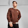 Porsche Legacy Men's Statement Bomber Jacket, Chestnut Brown, small