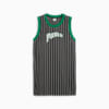 PUMA TEAM Women's Mesh Tank Dress, PUMA Black-AOP, small-PHL