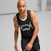 Jaws Core Men's Basketball Tank, PUMA Black-PUMA White, small-NZL