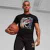 เสื้อยืดบาสเกตบอลผู้ชาย Swished, PUMA Black, small-THA