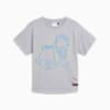 เสื้อยืดเด็กลายกราฟิก PUMA x TROLLS, Gray Fog, small-THA